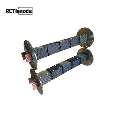 Eletrodos de titânio para gerador de hipoclorito de sódio
